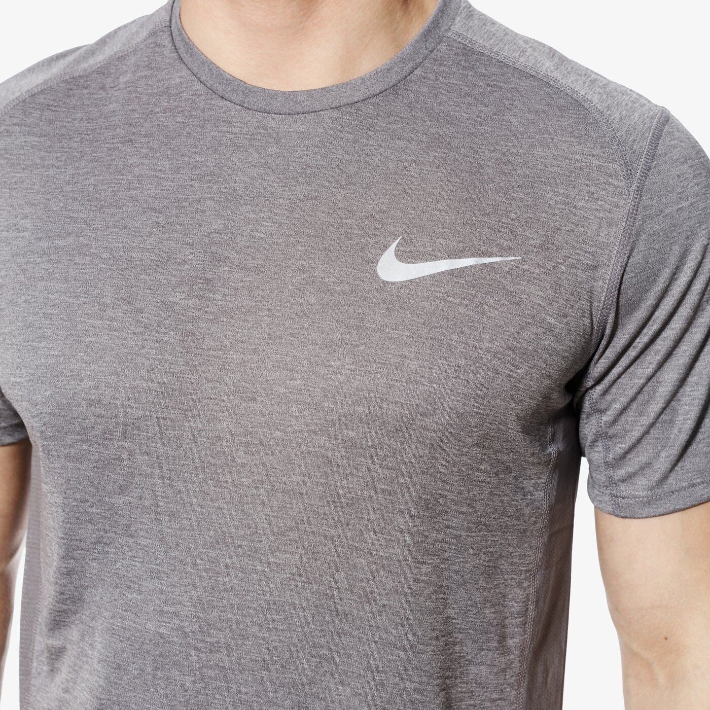 Koszulka męska NIKE T-SHIRT SS M NK DRY MILER TOP SS 833591-036 kolor szary