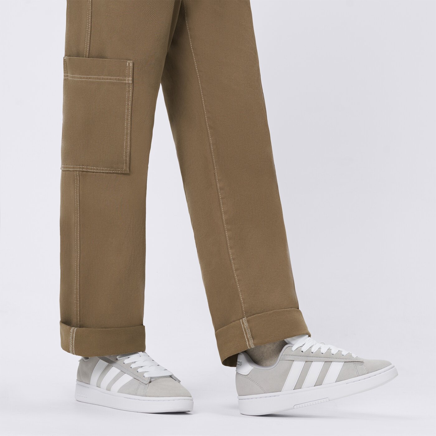 Buty sportowe męskie ADIDAS GRAND COURT ALPHA 00S jh7234 kolor szary