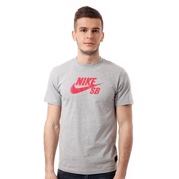 Koszulka męska NIKE T-SHIRT SB LIZARD CAMO FILL 589923063 kolor szary