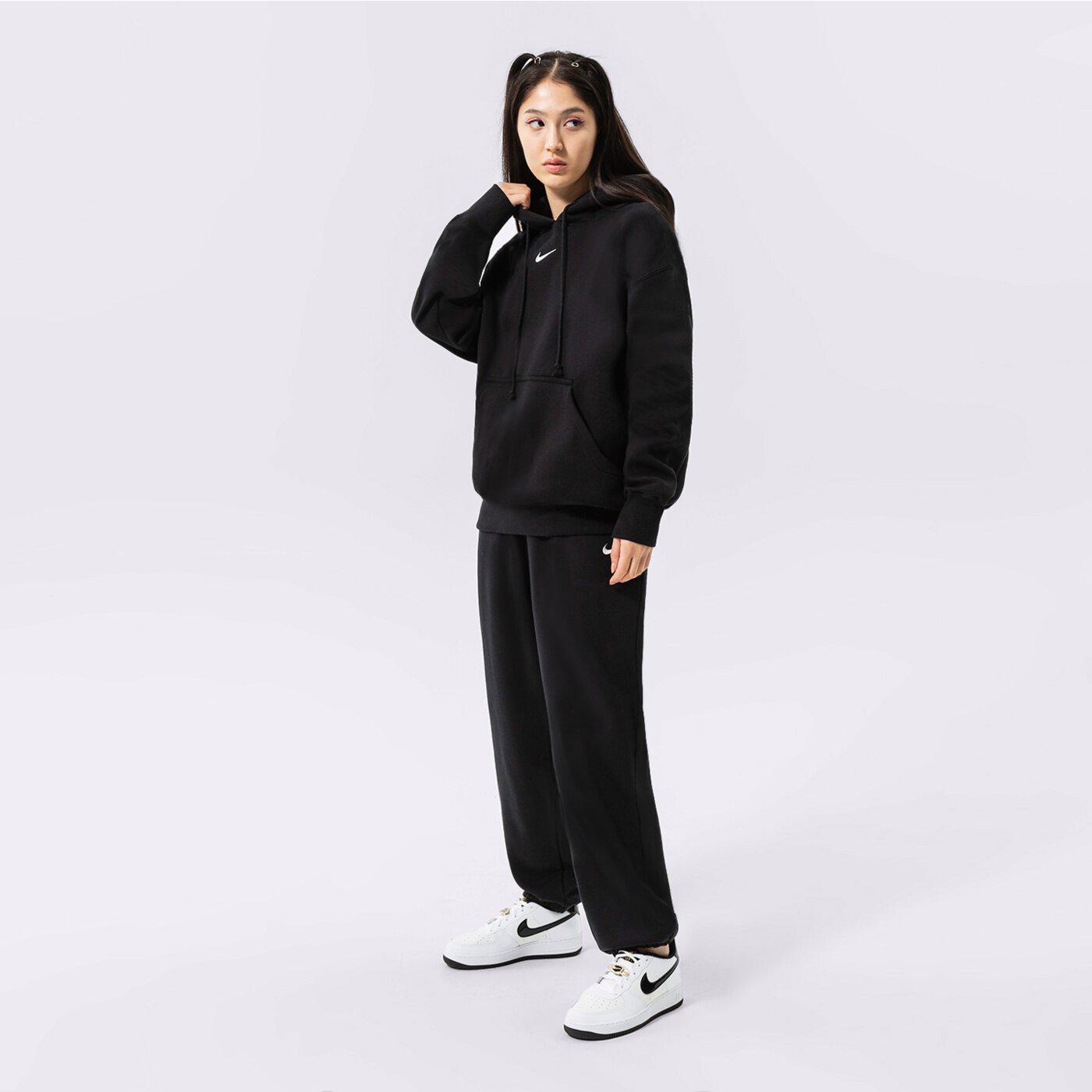 Bluza damska NIKE BLUZA Z KAPTUREM W NSW PHNX FLC OS dq5860-010 kolor czarny
