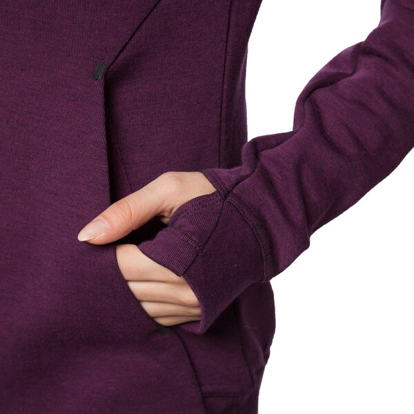 Bluza damska NIKE BLUZA TECH FLEECE FZ HOODIE AOP 685491563 kolor fioletowy