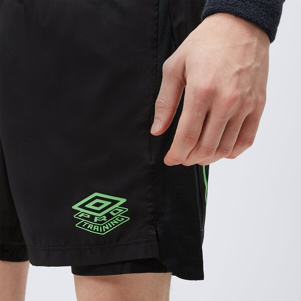 Spodenki męskie UMBRO SZORTY PRO TRAINING ELITE HYBRID 66294u-efa kolor czarny