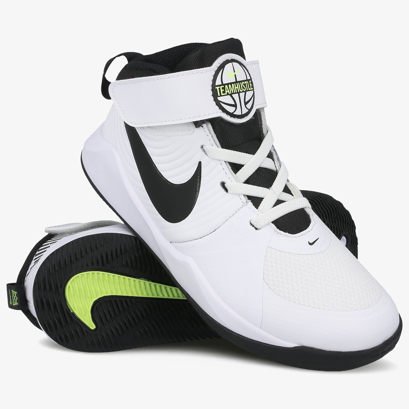 Buty dziecięce do koszykówki NIKE TEAM HUSTLE D 9 aq4225-100 kolor biały
