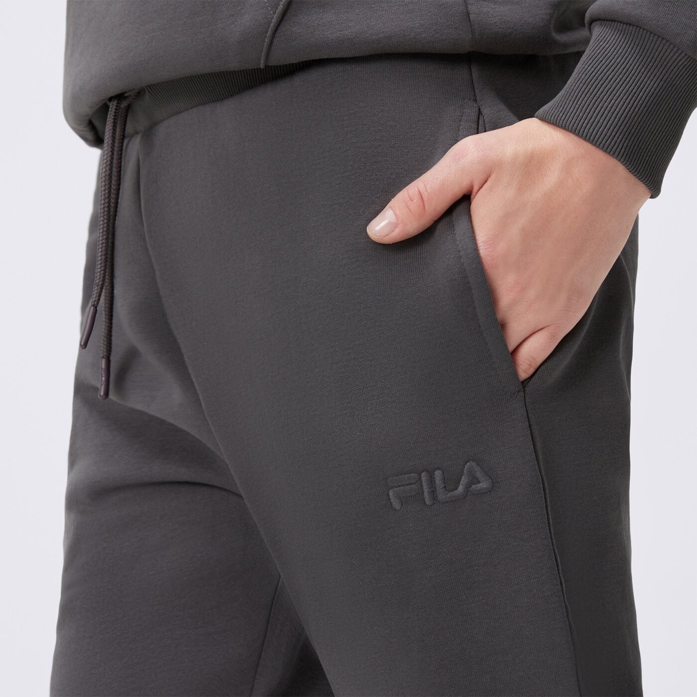Spodnie dresowe damskie FILA SPODNIE BETSY fw25spw038291 kolor szary