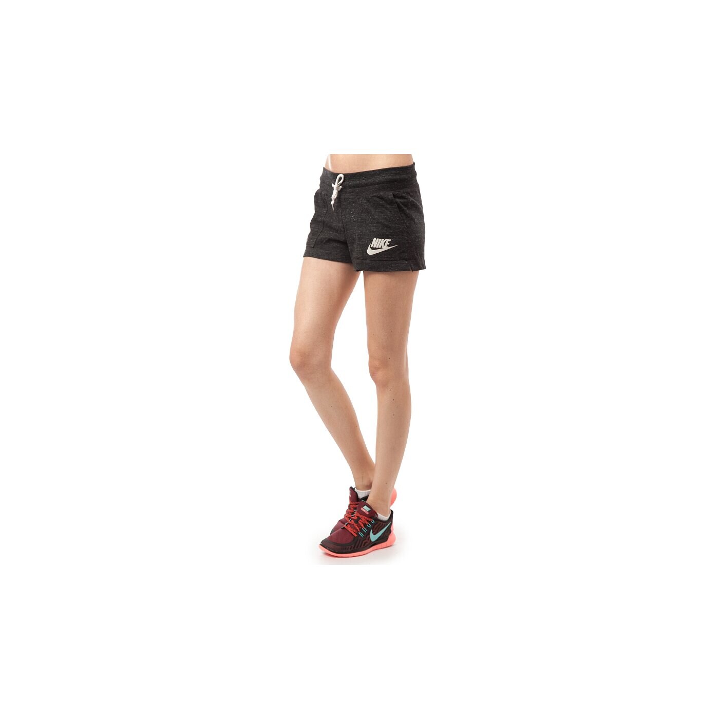 Spodenki damskie NIKE SZORTY GYM VINTAGE SHORT 545876010 kolor czarny