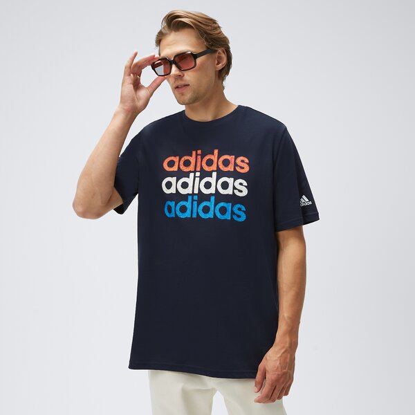 Koszulka męska ADIDAS T-SHIRT M MULT G T hs2524 kolor granatowy