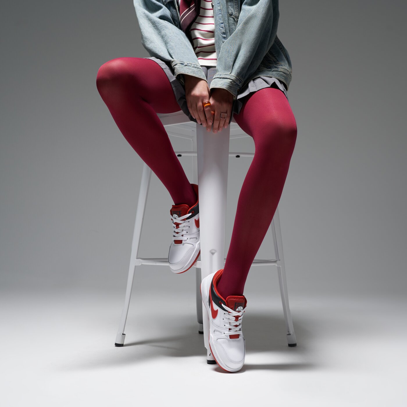 Buty dziecięce NIKE FULL FORCE fv5929-100 kolor biały