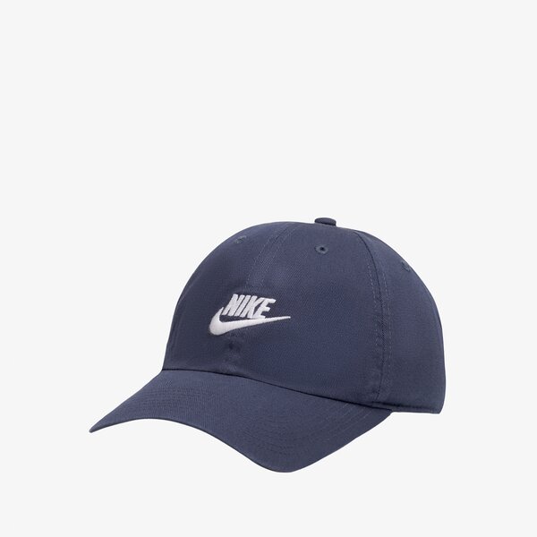 Czapka z daszkiem damska NIKE CZAPKA U NSW H86 FUTURA WASH CAP 913011-413 kolor granatowy