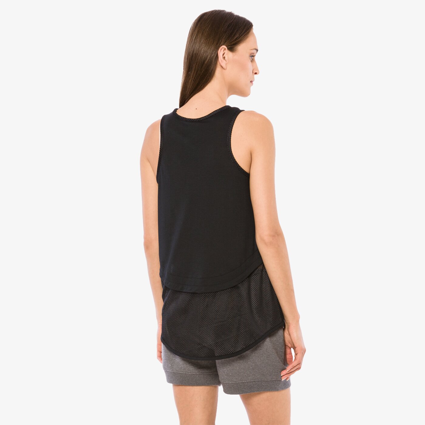 Top damski NIKE TANK W NSW SWSH MSH 876655010 kolor czarny