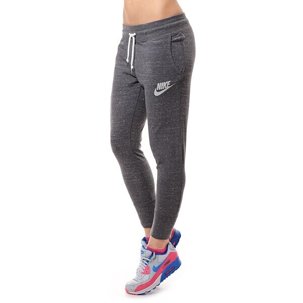 Spodnie dresowe damskie NIKE SPODNIE NIKE GYM VINTAGE CAPRI 545780021 kolor szary