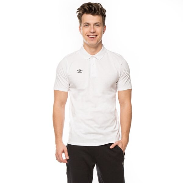Koszulka polo męska UMBRO POLO JERSEY 62294u002 kolor biały