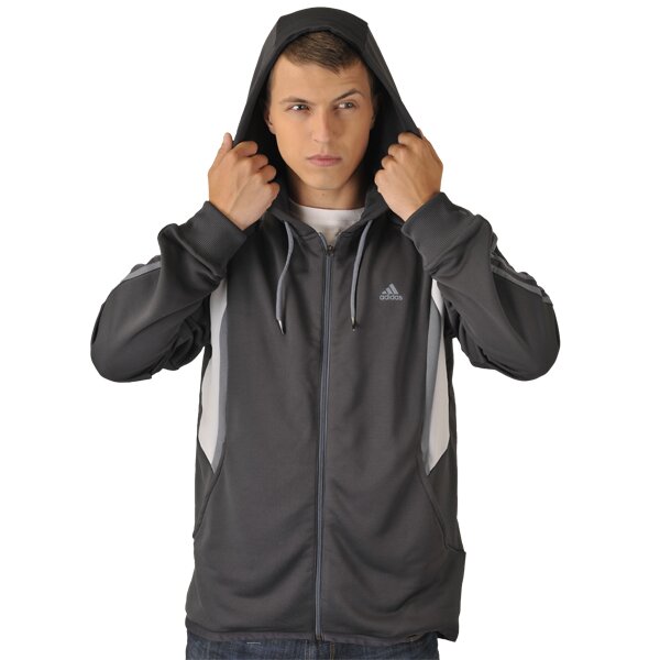 Bluza męska ADIDAS BLUZA CLIMA   QRT FULLZIP HOOD v36122 kolor czarny