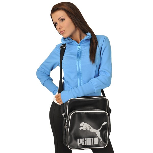 Torba sportowa damska PUMA TORBA ORIGINALS FLIGHT BAG 06925101 kolor czarny