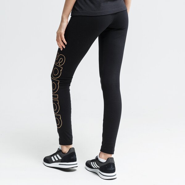 Spodnie dresowe damskie ADIDAS LEGGINGS W E BRANDED TIG fl9194 kolor czarny