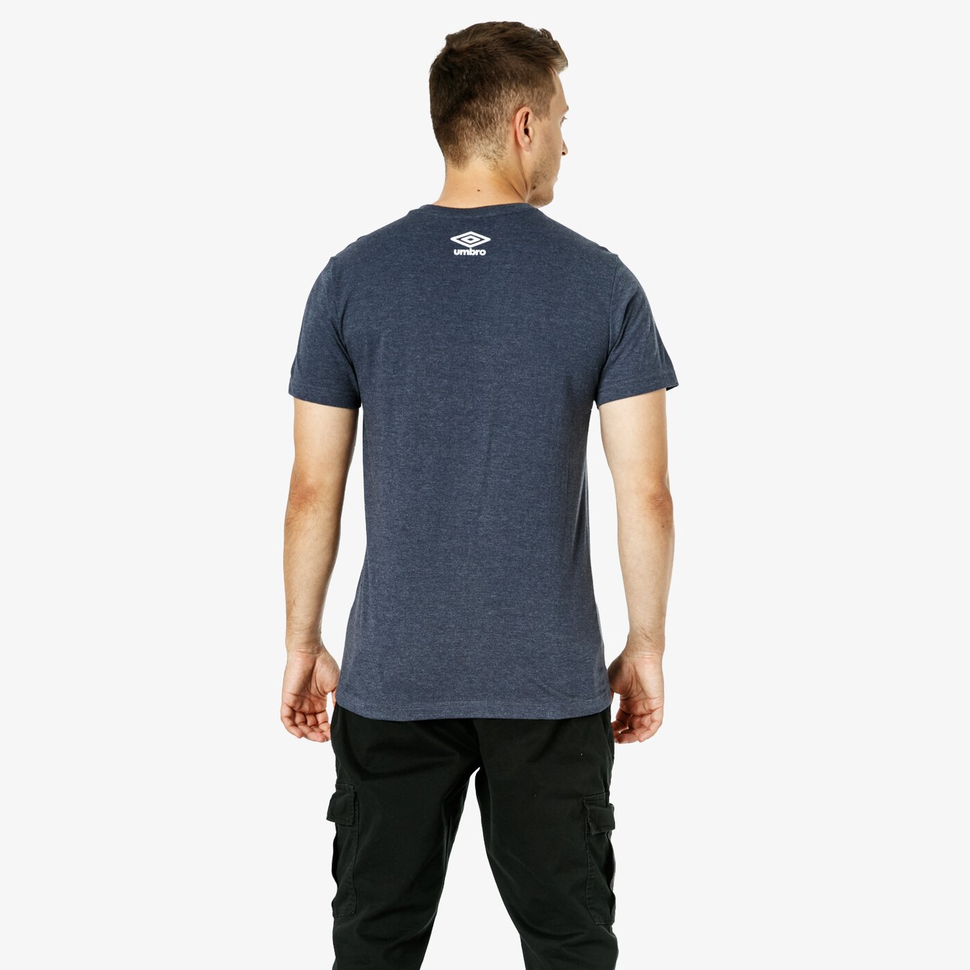 Koszulka męska UMBRO T-SHIRT SS POWERFUL ul38tsm40002 kolor granatowy