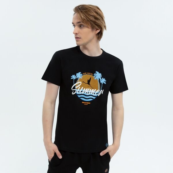 Koszulka męska UP8 T-SHIRT MOORE up122tsm44001 kolor czarny