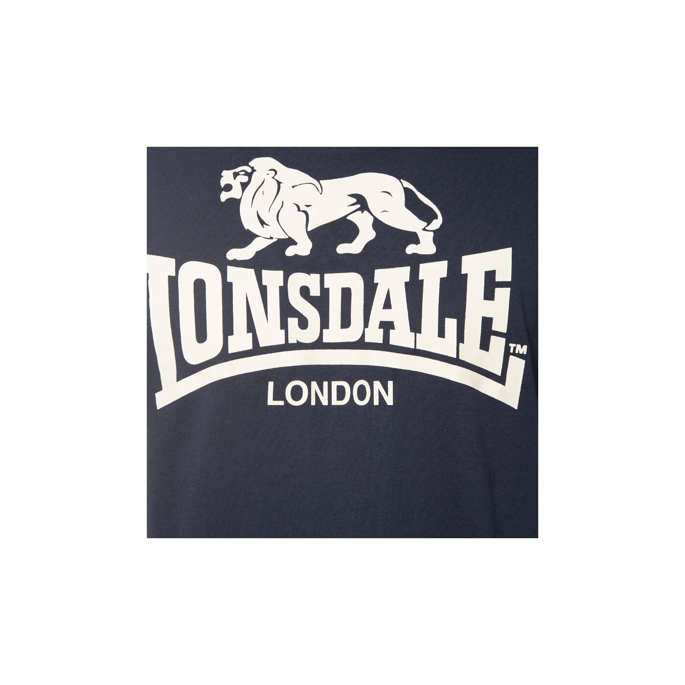 Koszulka męska LONSDALE T-SHIRT LOGO 1190833008 kolor granatowy