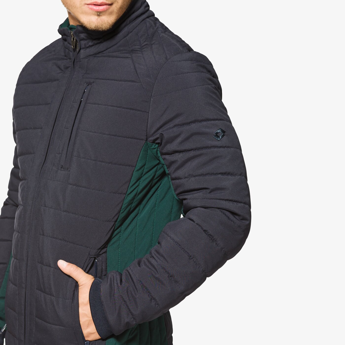 Kurtka zimowa męska LOTTO KURTKA RAZOR lo37kum08001 kolor granatowy