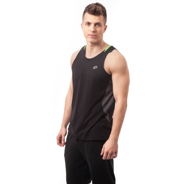 Tank top męski LOTTO TANK OWEX r3946 kolor czarny