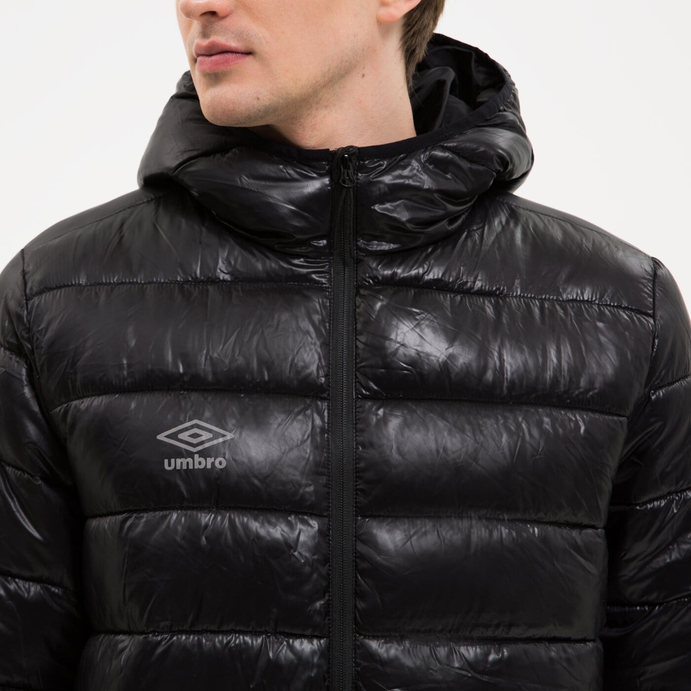 Kurtka zimowa męska UMBRO KURTKA ZIMOWA HOOTON ul322kum16001 kolor czarny