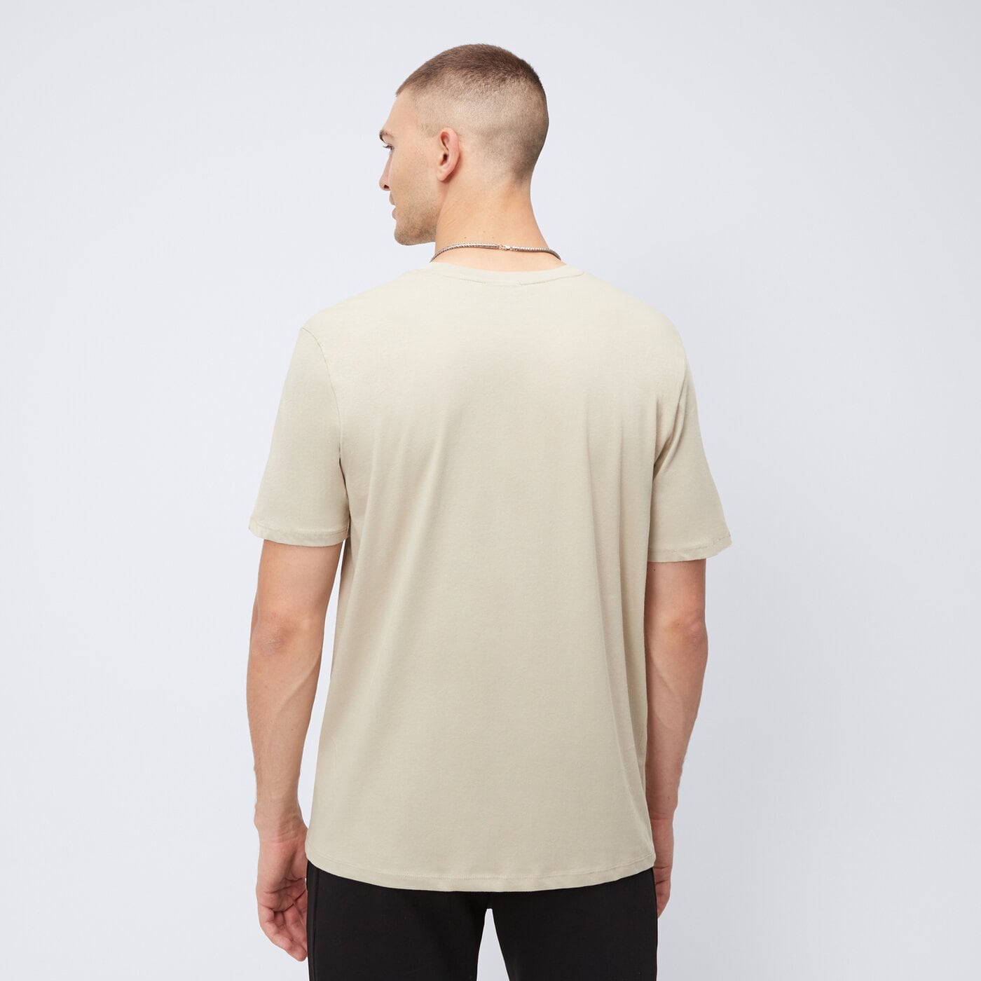 Koszulka męska UMBRO T-SHIRT RLXD TEE 66607u-mru kolor beżowy