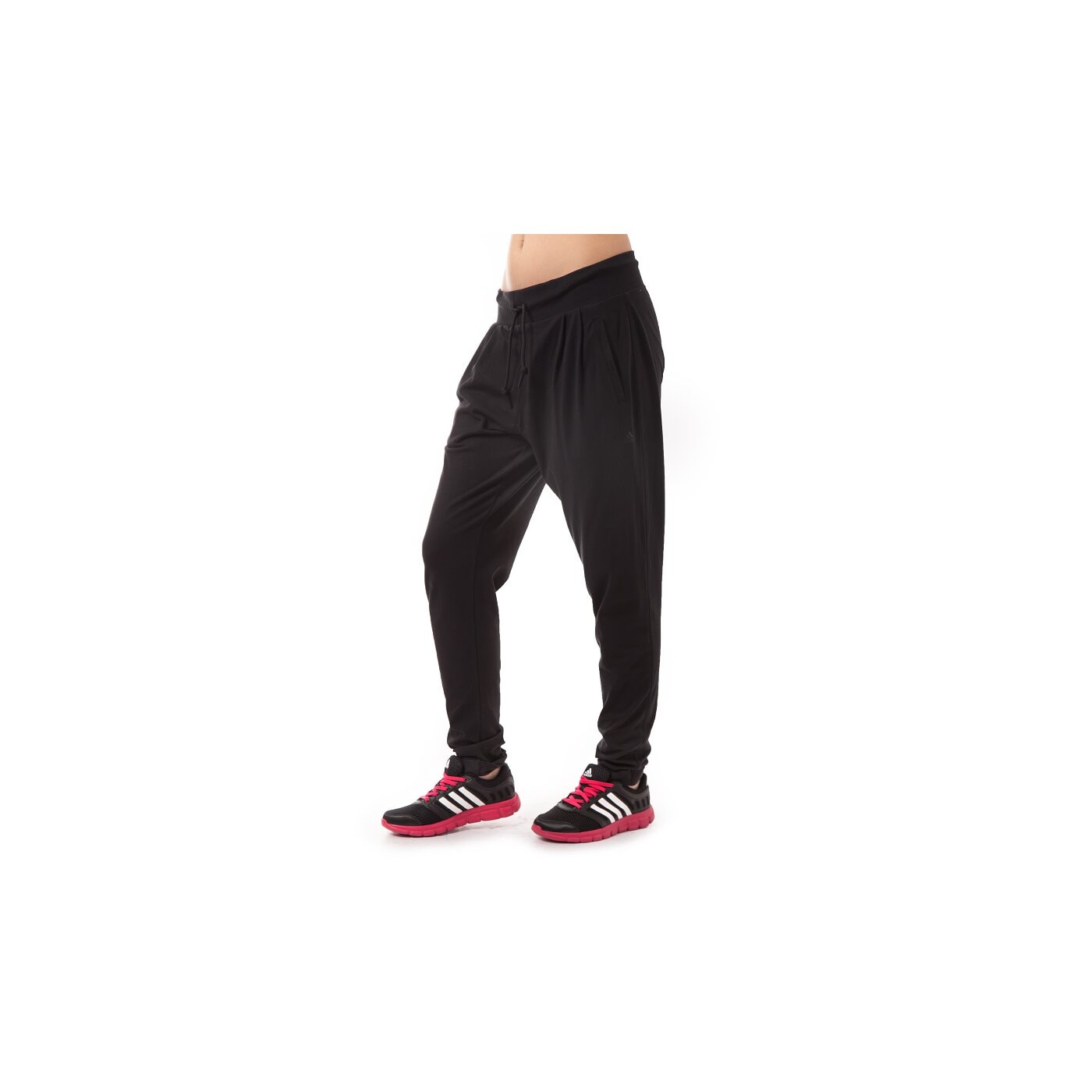 Spodnie dresowe damskie ADIDAS SPODNIE ESS JERSEY PNT s17840 kolor czarny
