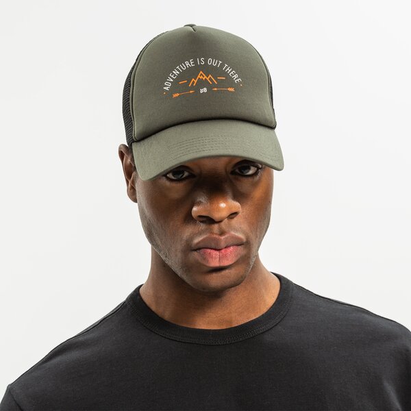 Czapka z daszkiem damska UP8 CZAPKA BELFORD up122cap11002 kolor khaki