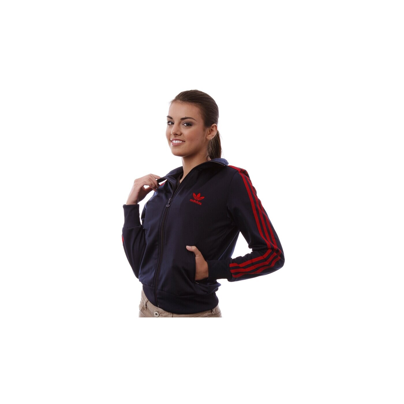 Bluza damska ADIDAS BLUZA   FIREBIRD TT w67915 kolor granatowy