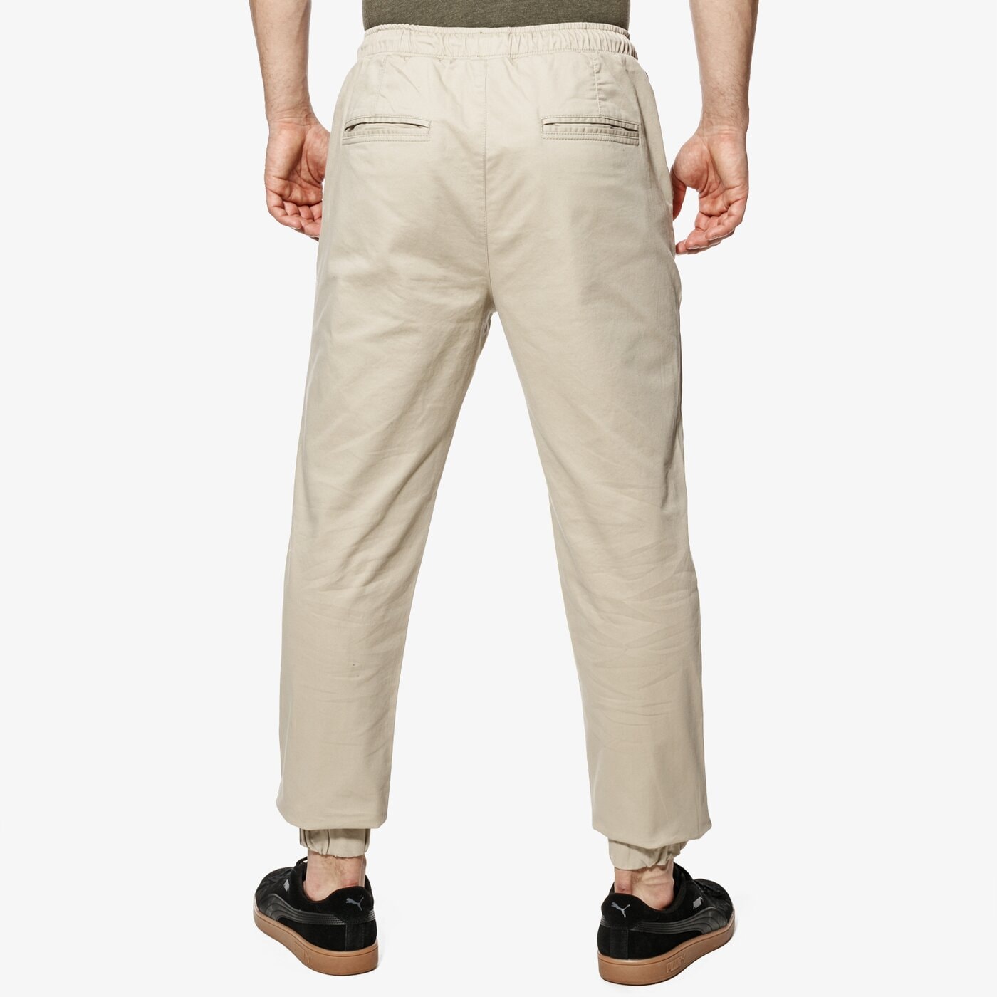 Spodnie dresowe męskie FEEWEAR SPODNIE MILO fw18spm12003 kolor beżowy