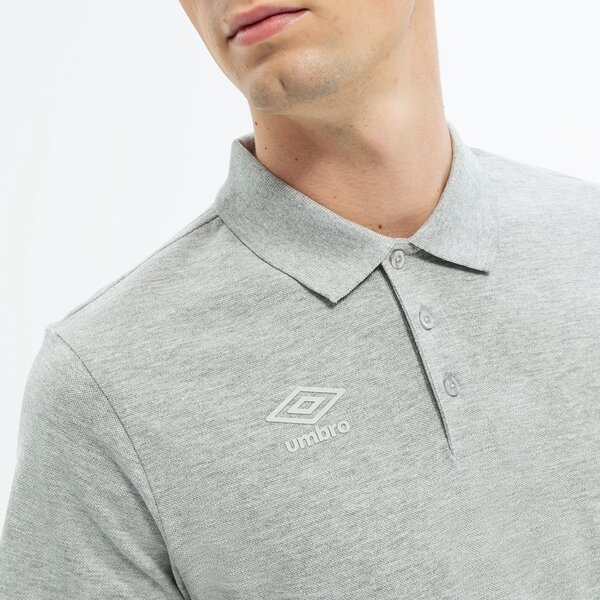 Koszulka polo męska UMBRO POLO LINGSTERE ul122pom91005 kolor szary