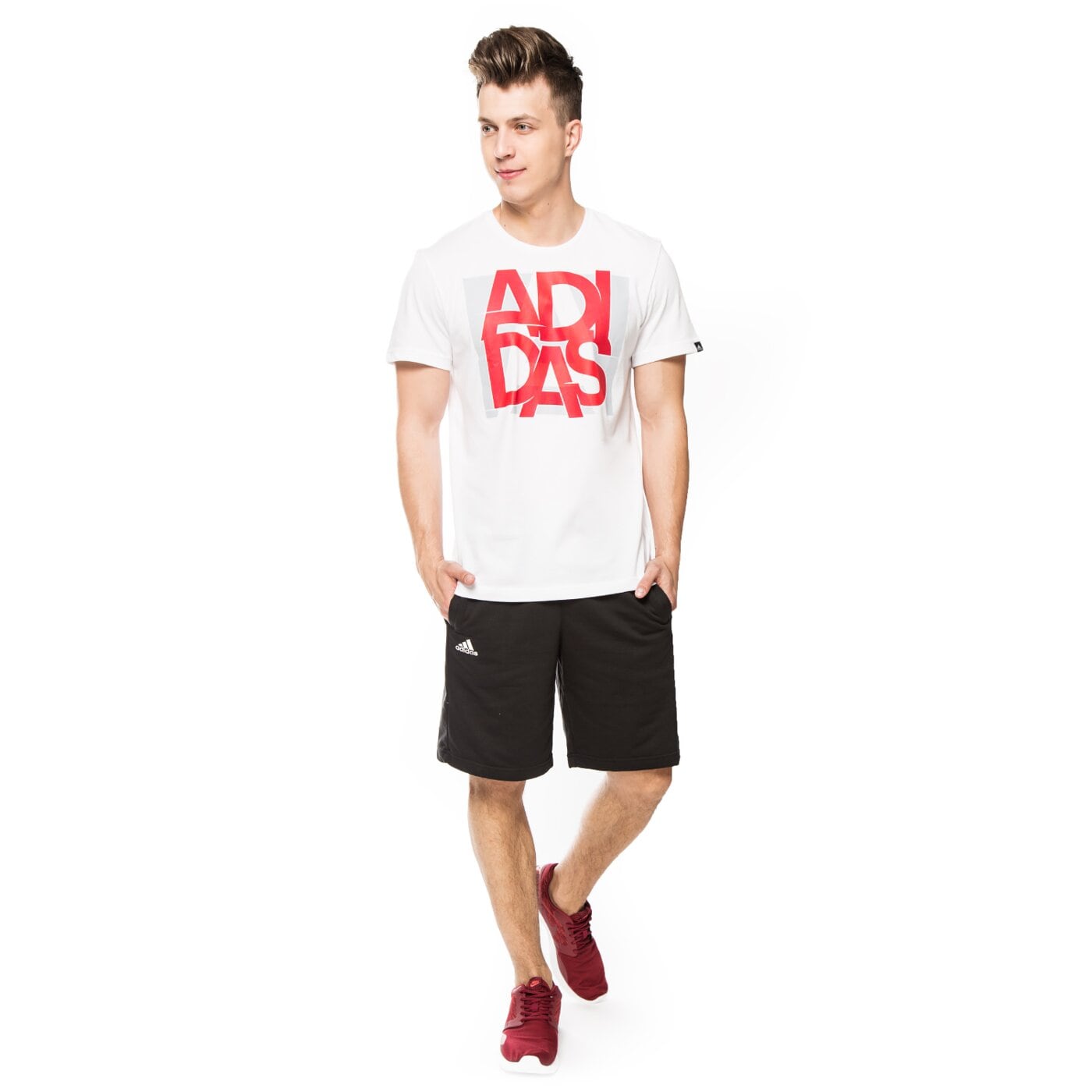 Koszulka męska ADIDAS T-SHIRT COUNTRY LINEAGE ai6042 kolor biały
