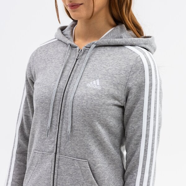 Bluza damska ADIDAS BLUZA ROZPINANA Z KAPTUREM W 3S FT FZ HD gl0802 kolor szary