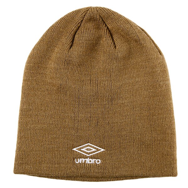 Czapka zimowa męska UMBRO CZAPKA CLASSIC BEANIE LOGO KHAKI ul33cam09 kolor khaki