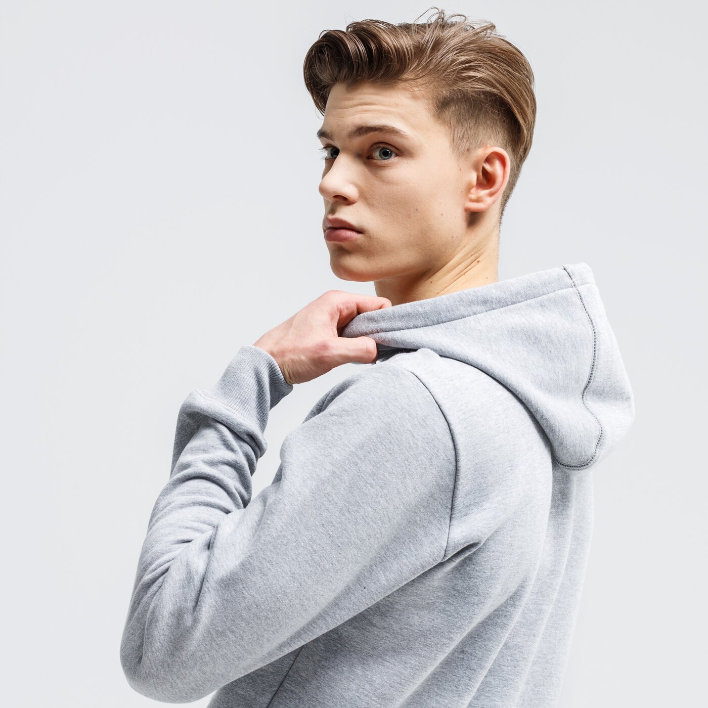 Bluza męska UMBRO BLUZA Z KAPTUREM FW LARGE LOGO 65629u-263 kolor szary