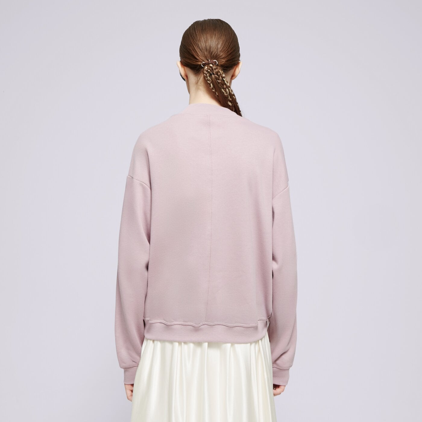 Bluza damska CHAMPION BLUZA CREWNECK CROPTOP FUTURE e10007ps162 kolor fioletowy