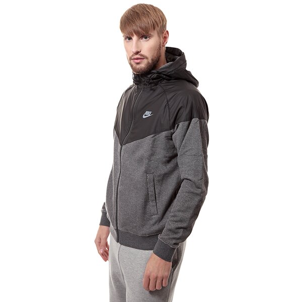 Bluza męska NIKE BLUZA FLEECE MIX-RU WR 616625071 kolor szary