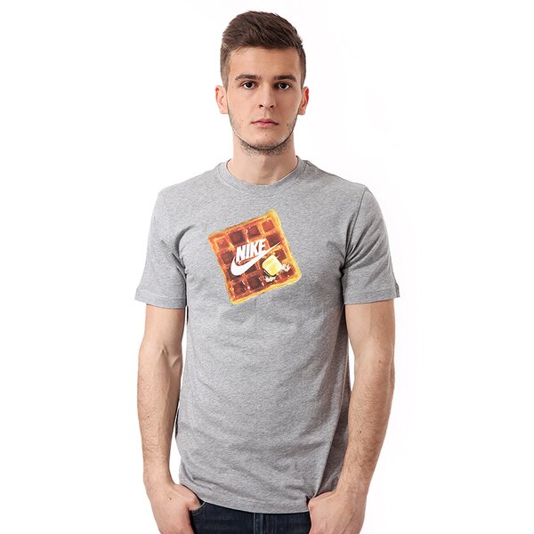 Koszulka męska NIKE T-SHIRT TEE-WAFFLE HOT BOX 589837063 kolor szary