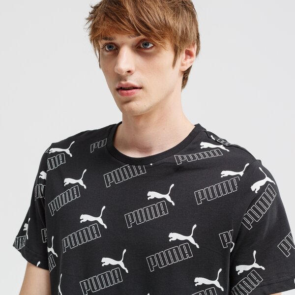 Koszulka męska PUMA T-SHIRT AMPLIFIED AOP 583511 01 kolor czarny