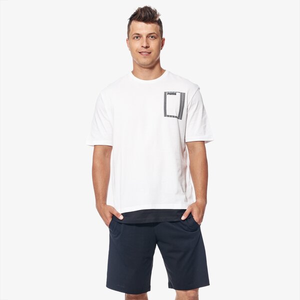Koszulka męska PUMA T-SHIRT SS SUMMER REBEL 85010302 kolor biały