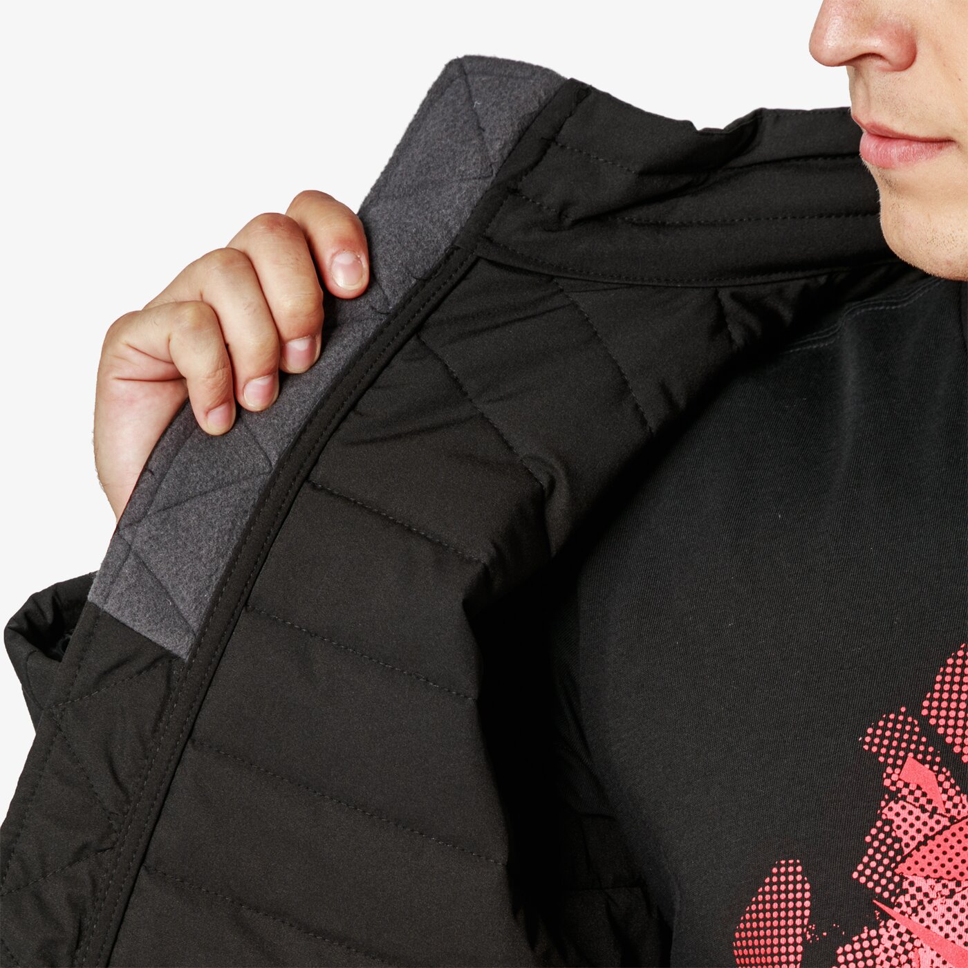 Kurtka zimowa męska UMBRO KURTKA TUNGSTEN ul38kum01001 kolor czarny