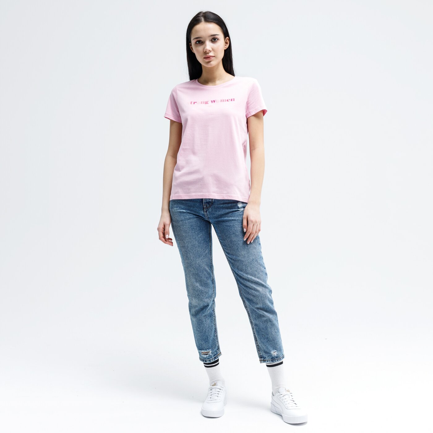 Koszulka damska UMBRO T-SHIRT WHITEROSE ul120tsd34001 kolor różowy