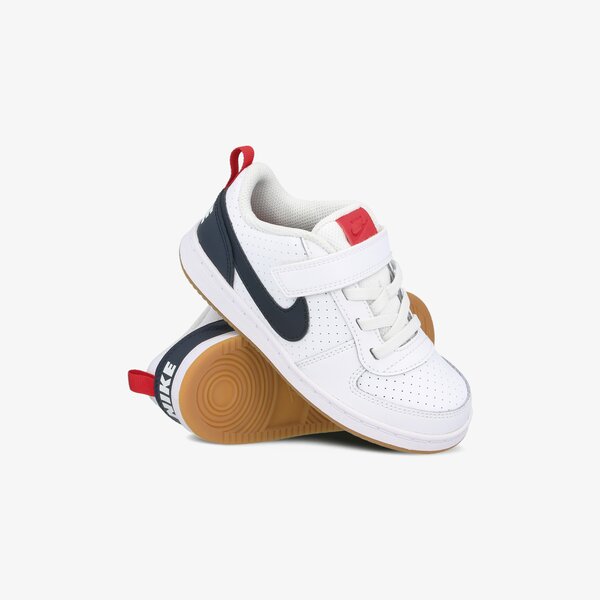 Buty dziecięce NIKE COURT BOROUGH LOW (TDV) 870029-105 kolor biały