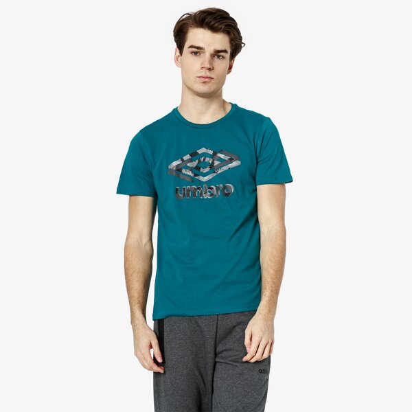 Koszulka męska UMBRO T-SHIRT SS ONERT ul19tsm28003 kolor zielony