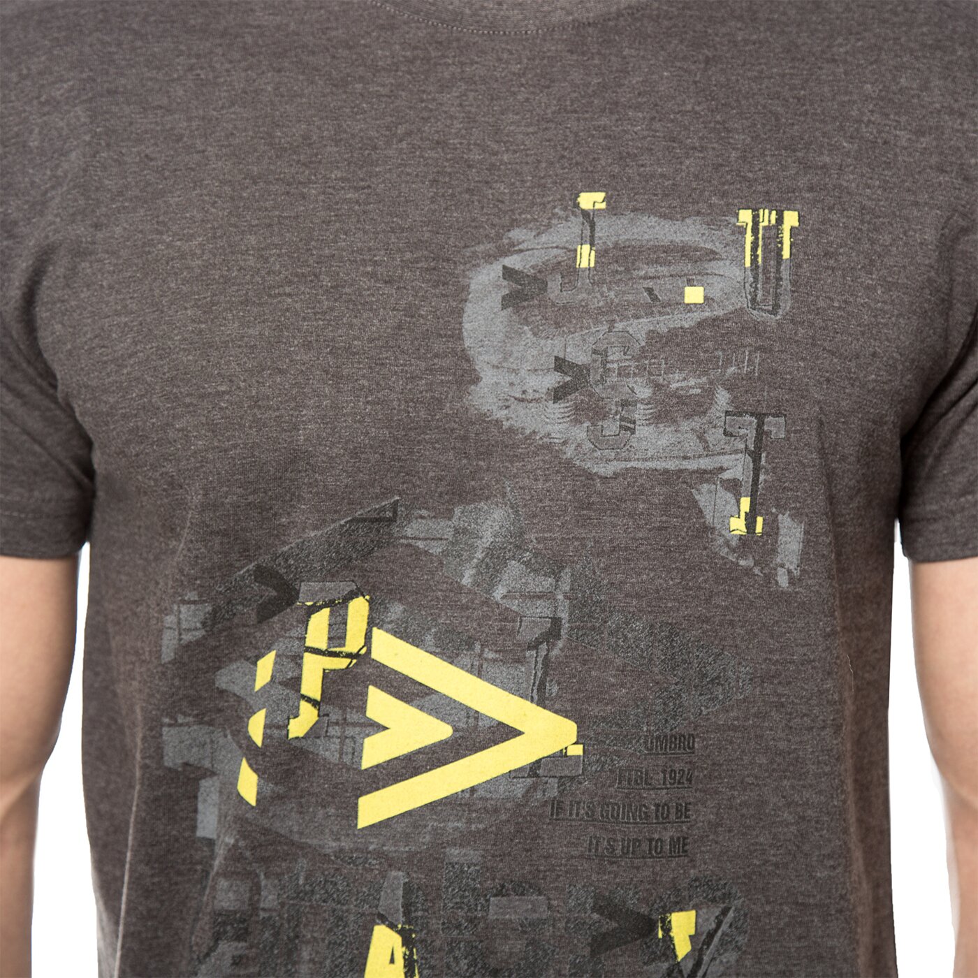 Koszulka męska UMBRO T-SHIRT ATTU ul16tsmpr050 kolor szary