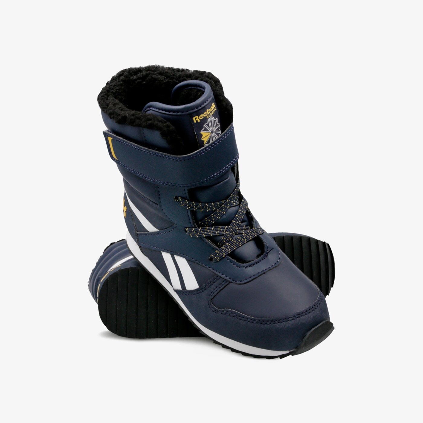Buty trekkingowe dla dzieci REEBOK CL SNOW JOGGER dv3662 kolor granatowy