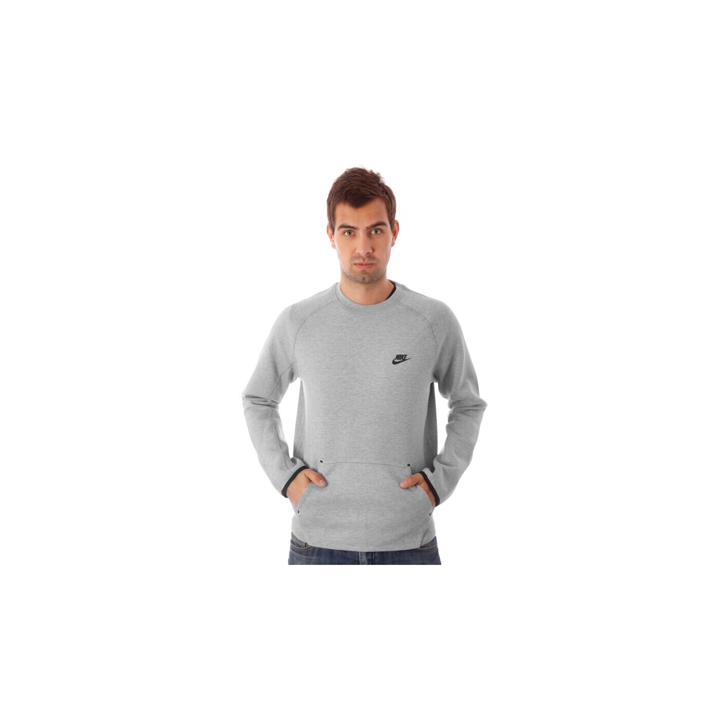 Bluza męska NIKE BLUZA TECH CREW-1.0 545163063 kolor szary