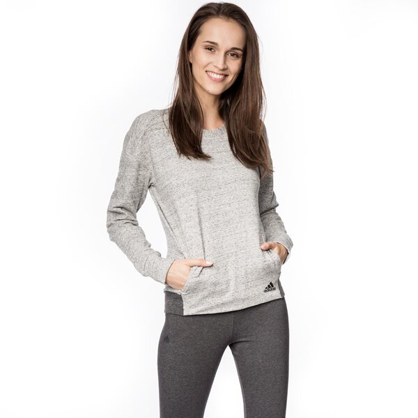 Bluza damska ADIDAS BLUZA CO FL SWEAT s93954 kolor szary