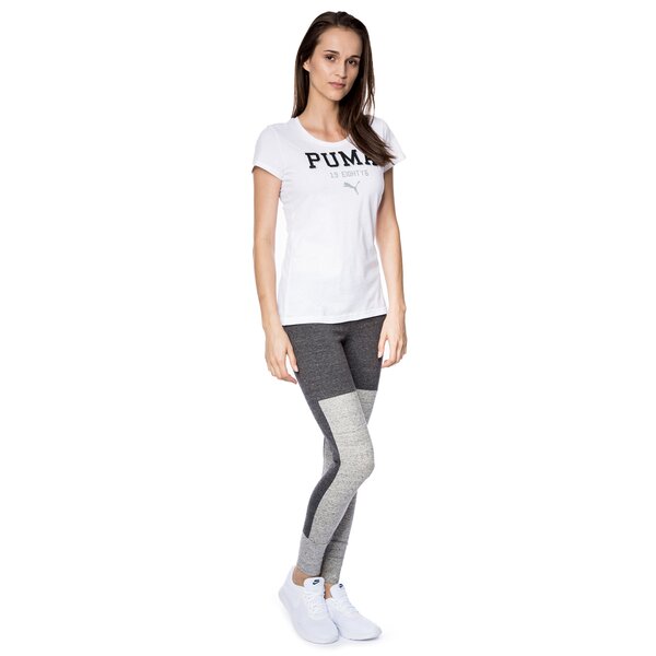 Spodnie dresowe damskie ADIDAS SPODNIE TRI-BLEND TIGHT ay0185 kolor szary