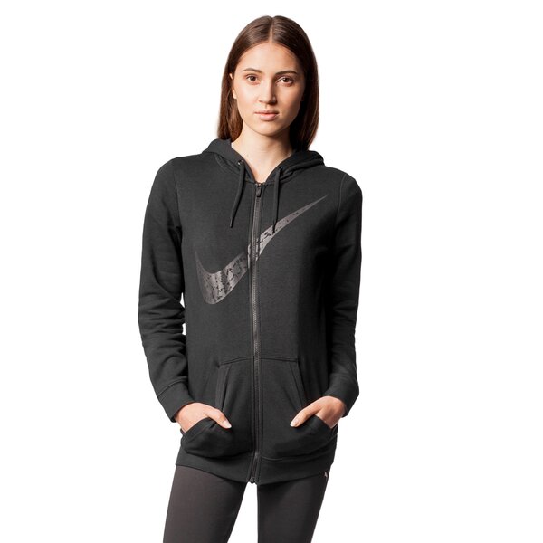 Bluza damska NIKE BLUZA W NSW HDY FLC FZ GX 803640010 kolor czarny