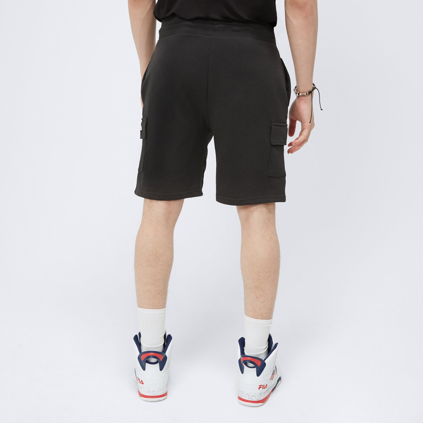 Spodenki męskie FILA SZORTY HAMISH ss24spm145235 kolor czarny